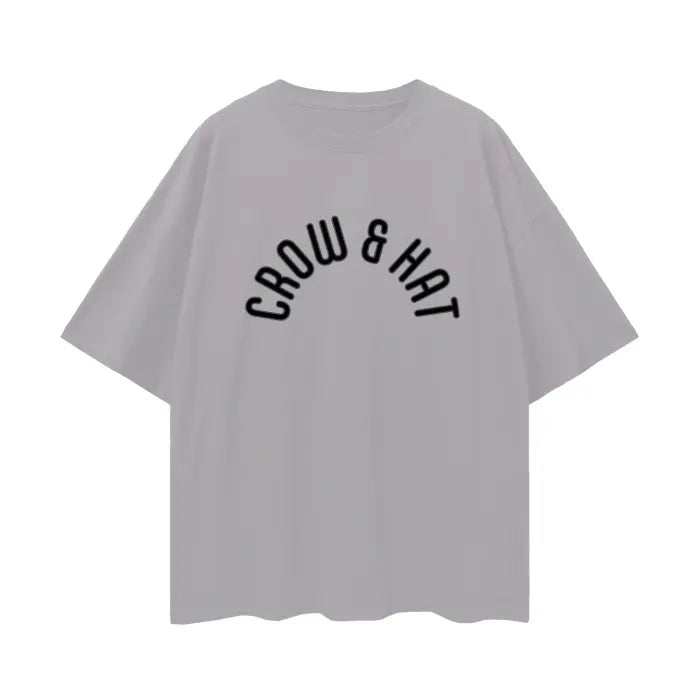 Crow and Hat Oversize Deep Drop Shoulder T-Shirt (Unisex) Westminster Vault