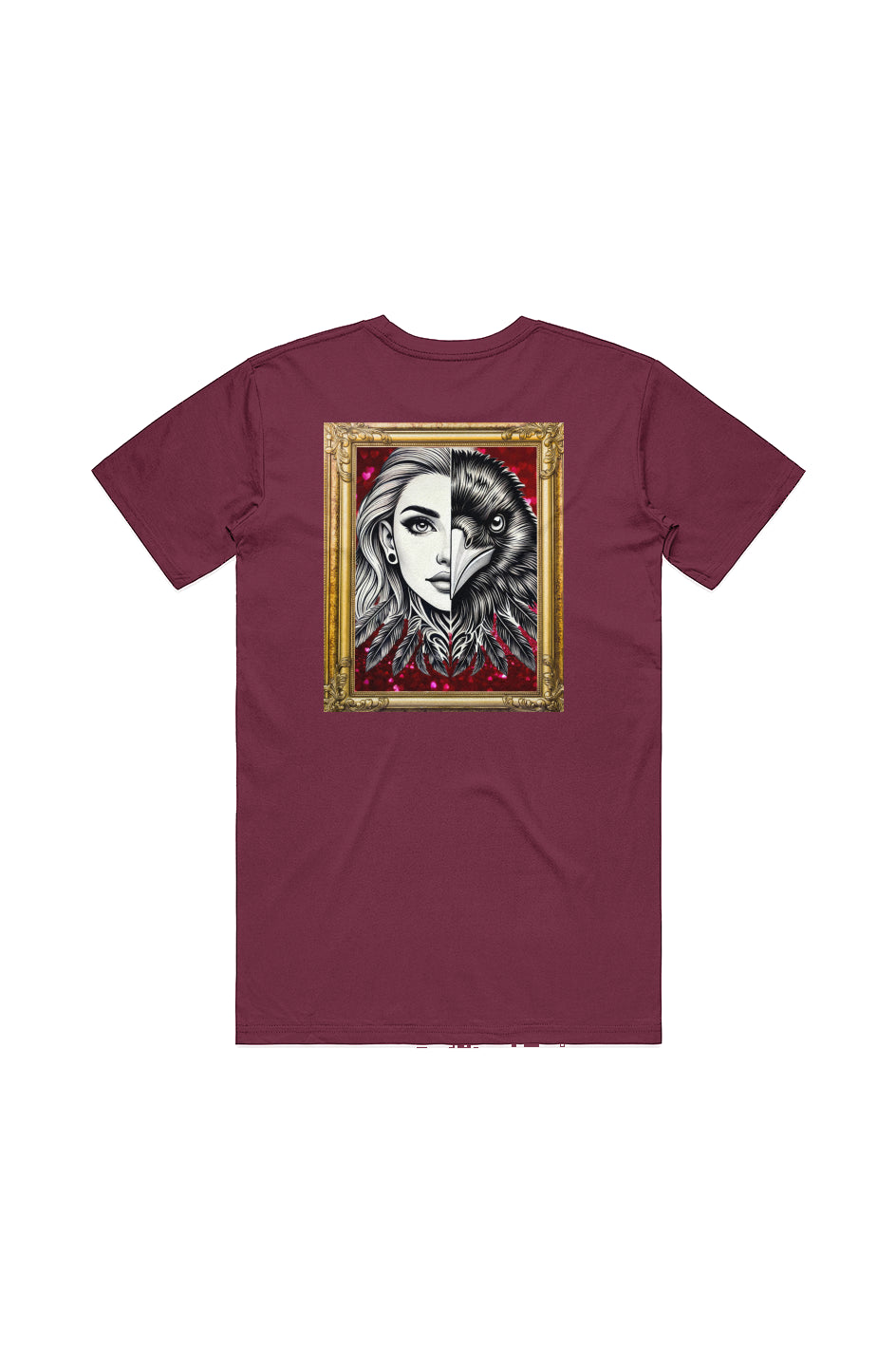 Crow and Hat Framed Essential T-Shirt (Men's)
