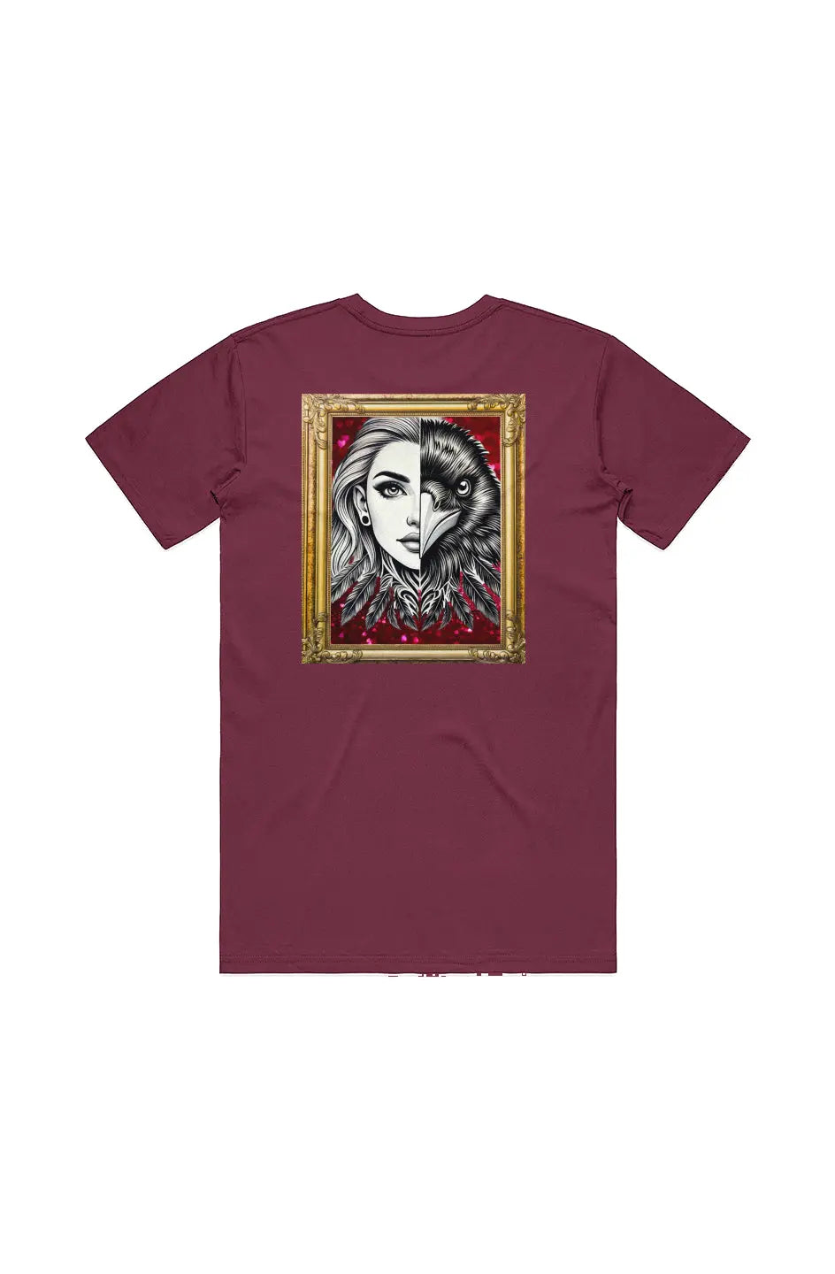 Crow and Hat Framed Essential T-Shirt (Men's)
