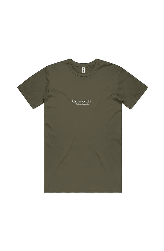 Crow and Hat Framed Essential T-Shirt (Men's)