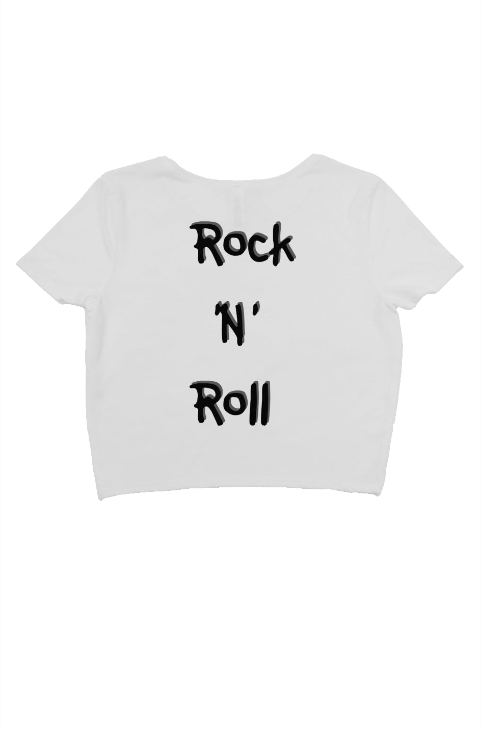 Crow and Hat Rock n Roll Crop Top (Women's)