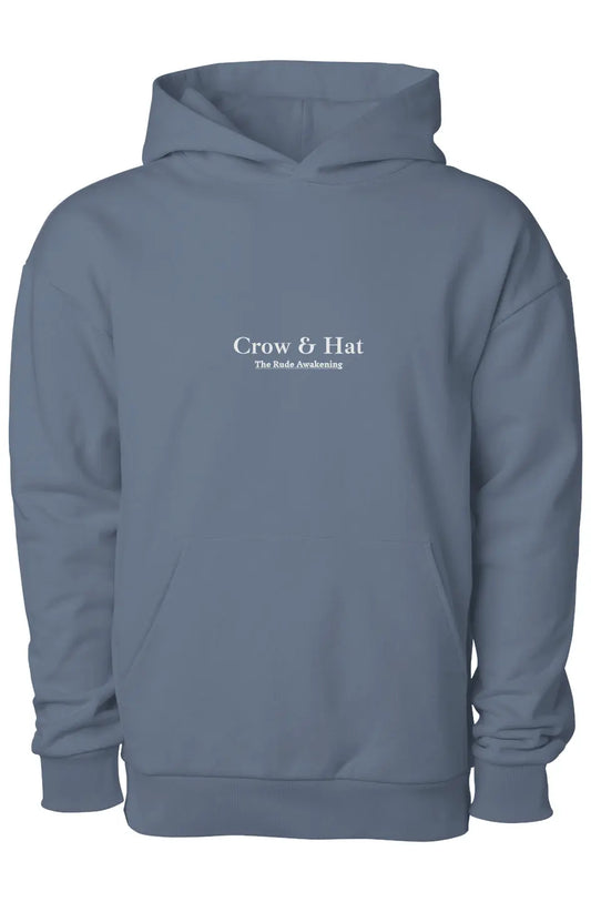 Crow and Hat Skull & Wings Heavyweight Hoodie (Men's)