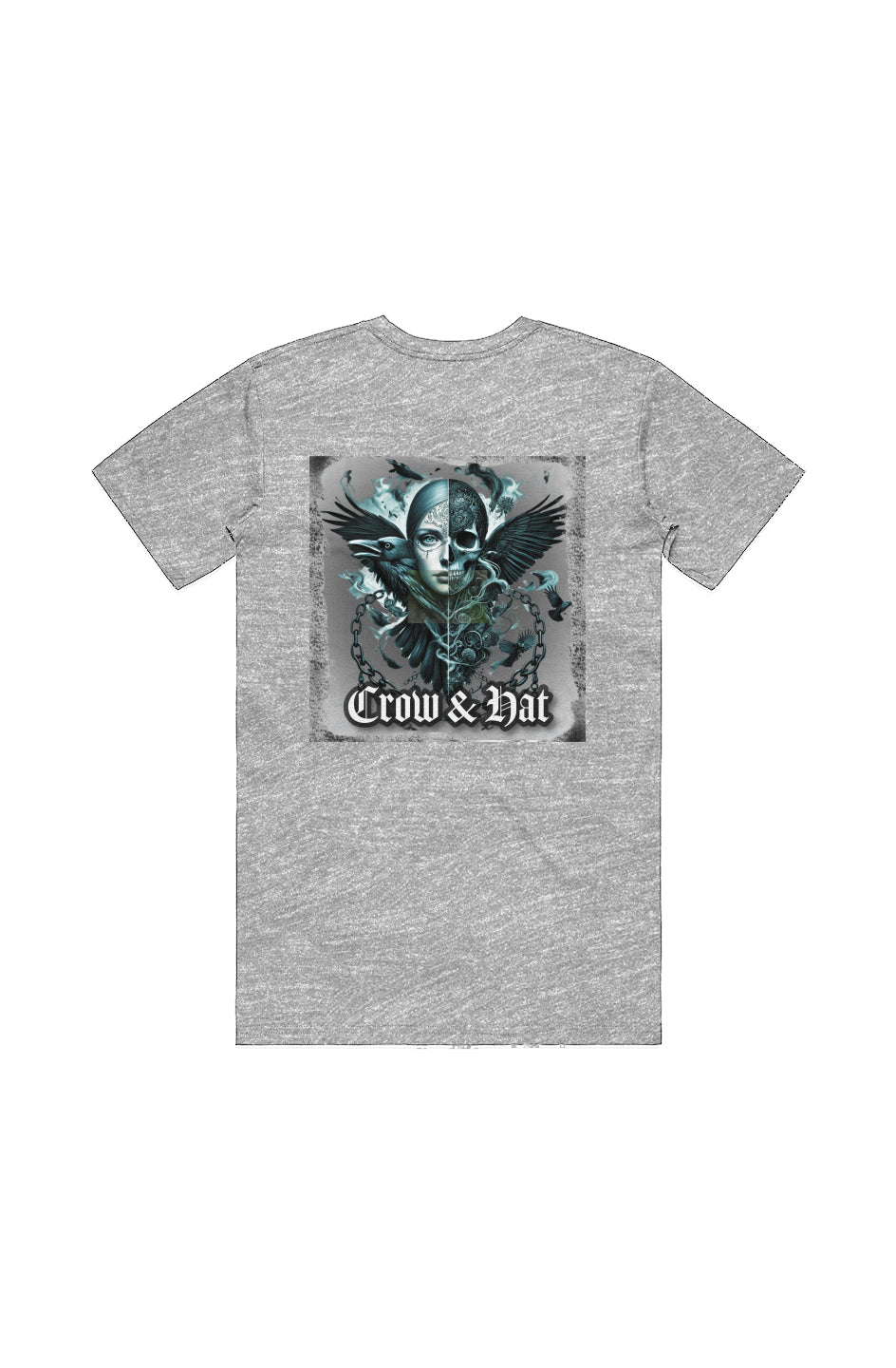 Crow and Hat Basic Sull and Wings T-Shirr (Men's)