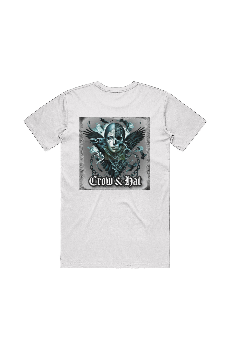 Crow and Hat Basic Sull and Wings T-Shirr (Men's)