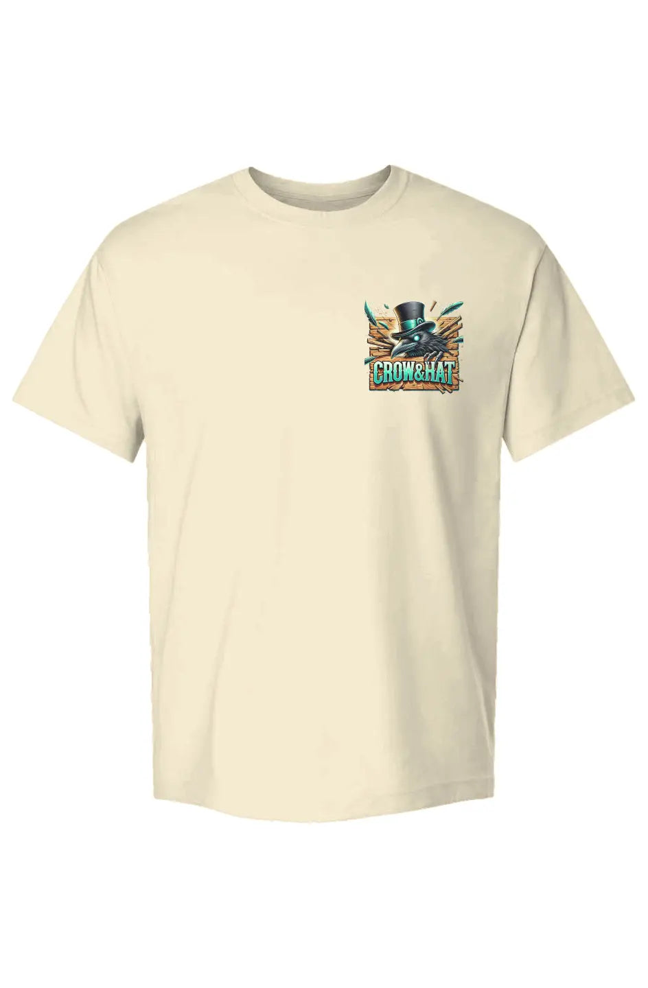 Crow and Hat Ultimate Heavyweight T shirt (Men's)