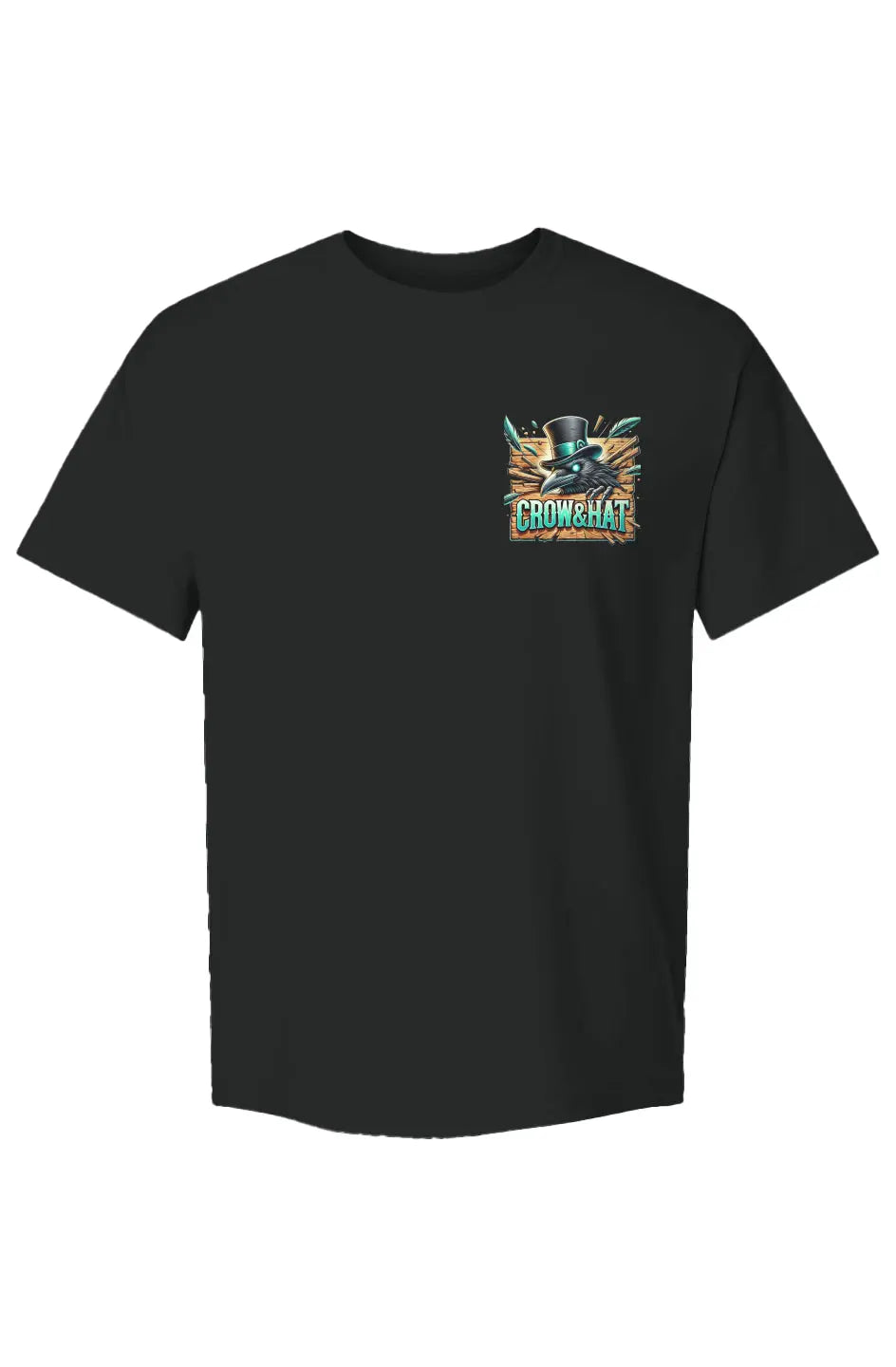 Crow and Hat Ultimate Heavyweight T shirt (Men's)