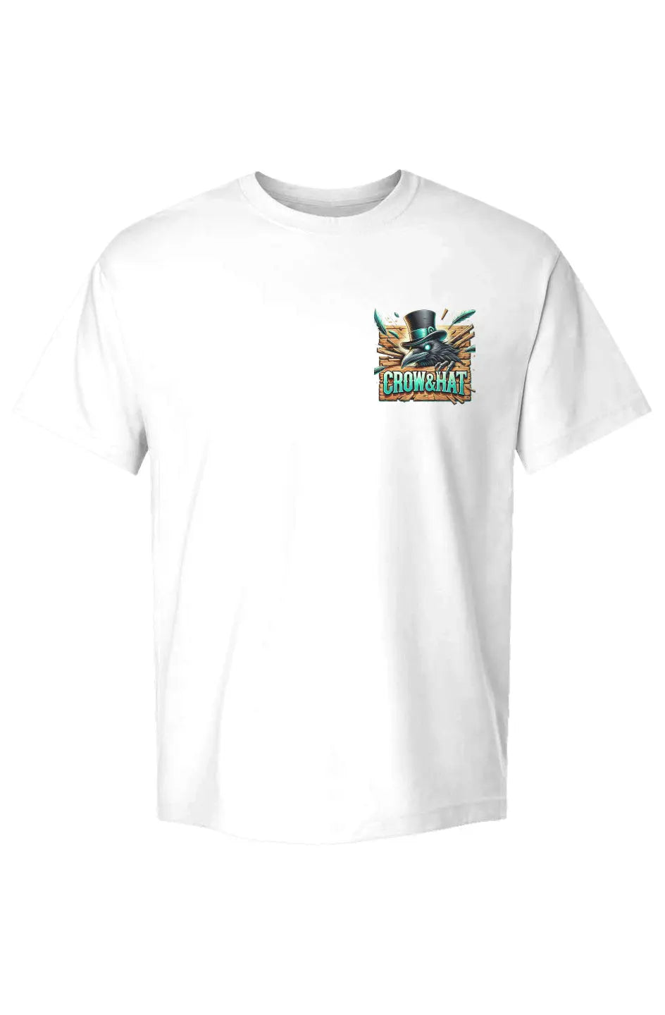Crow and Hat Ultimate Heavyweight T shirt (Men's)
