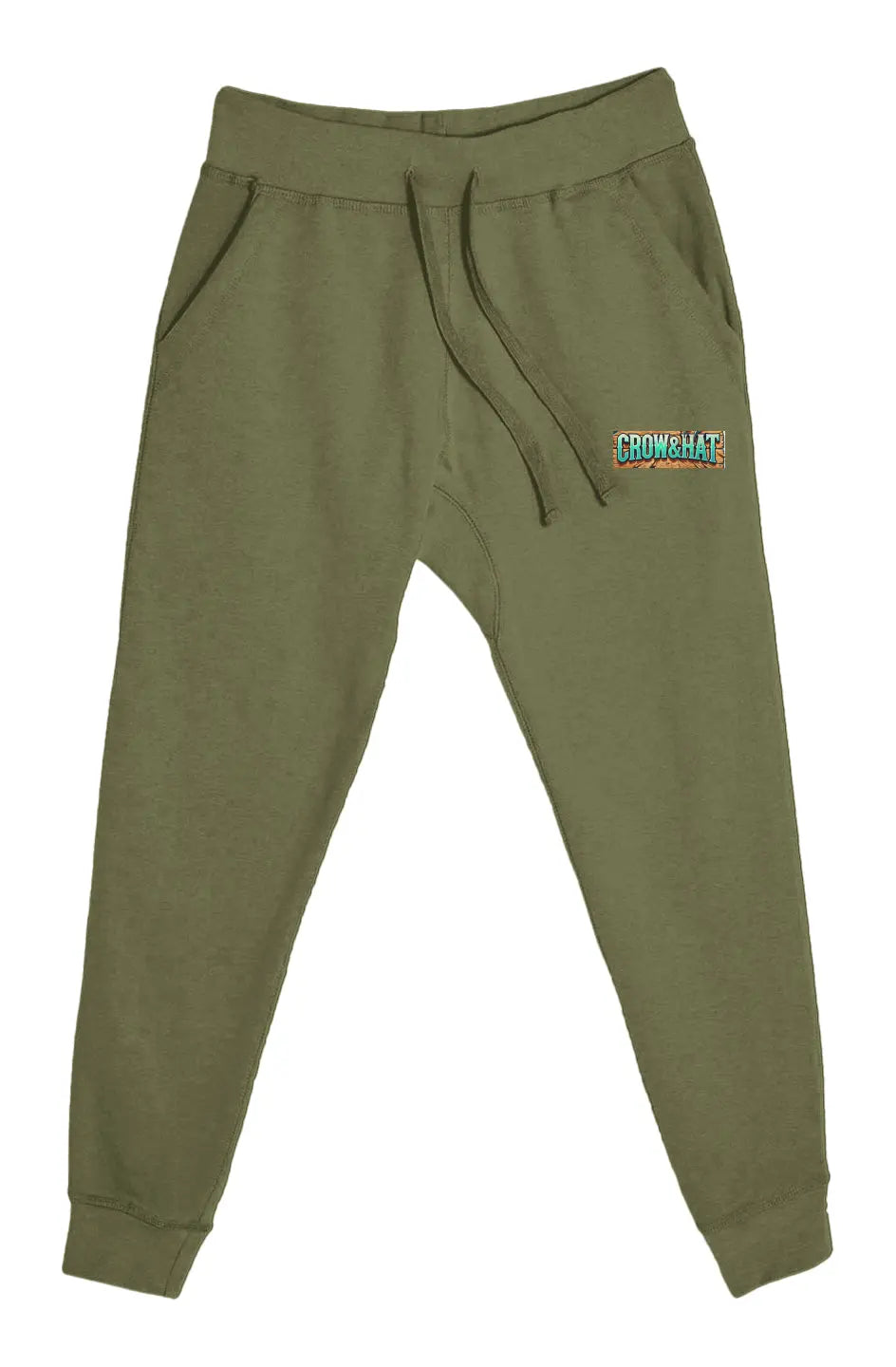 Crow and Hat Slick Cuff Joggers (Unisex)