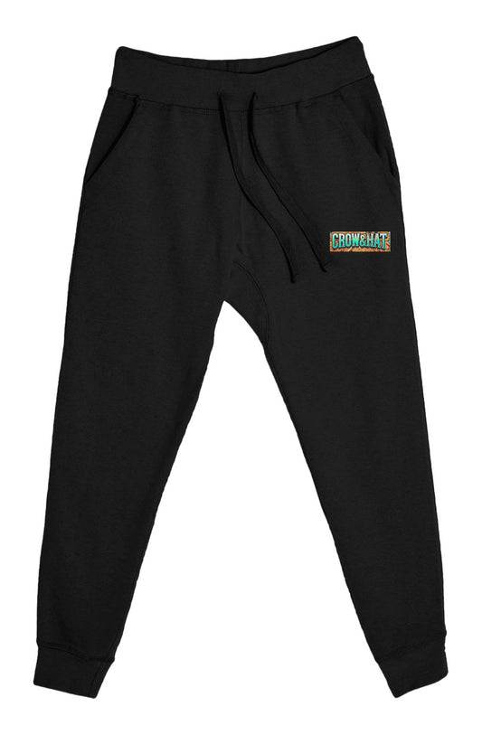Crow and Hat Slick Cuff Joggers (Unisex)