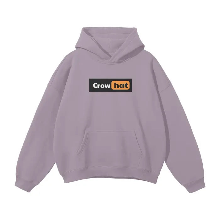 Crow and Hat P*rn Style Rear Print Oversized Hoodie Westminster Vault
