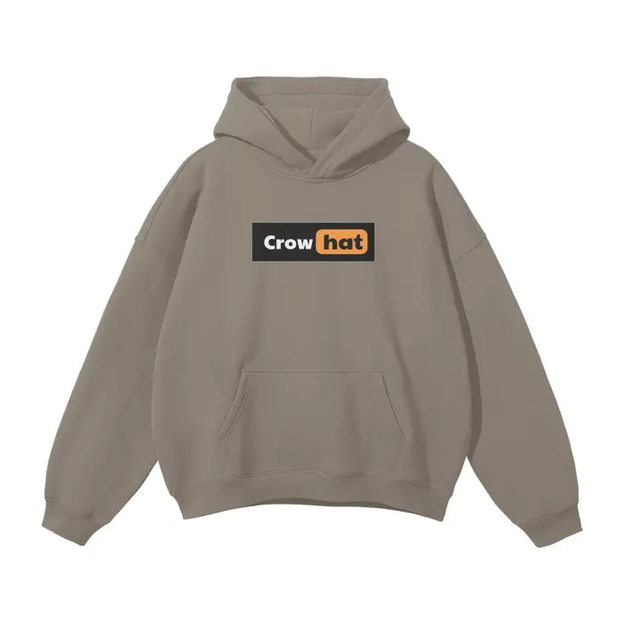 Crow and Hat P*rn Style Rear Print Oversized Hoodie Westminster Vault